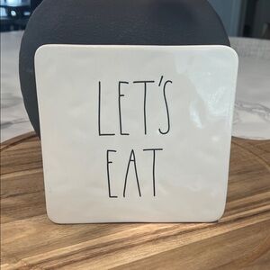 RAE DUNN - LET'S EAT POT HOLDER..
